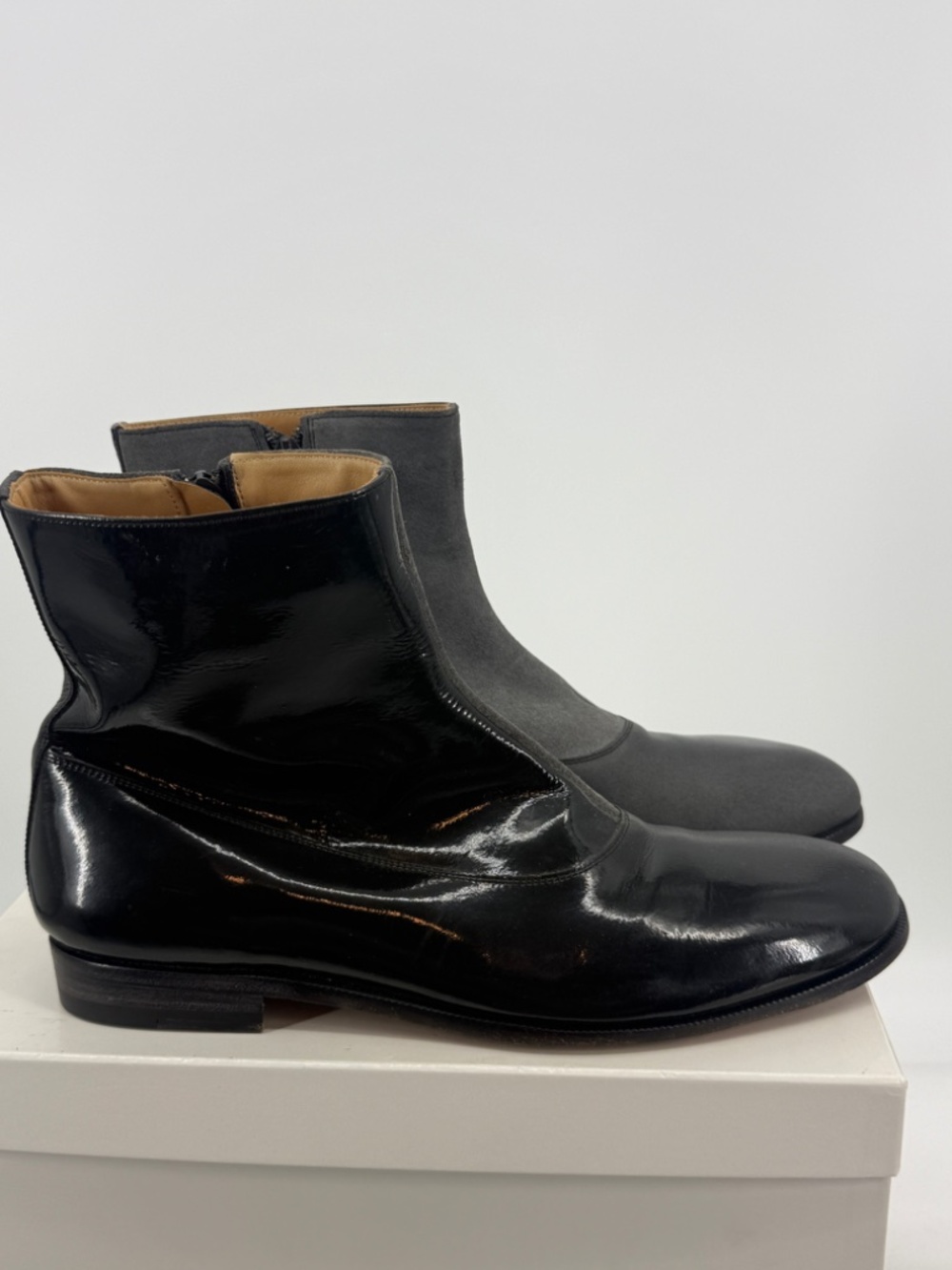Margiela Two Tone Gradient Boots